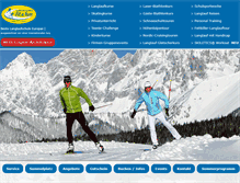 Tablet Screenshot of langlauf.co.at